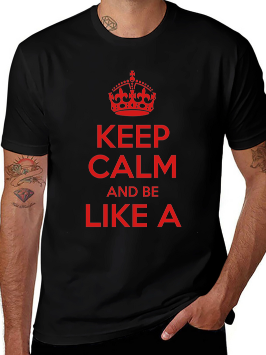 Keep Calm T-Shirt - Crown Graphic Tee