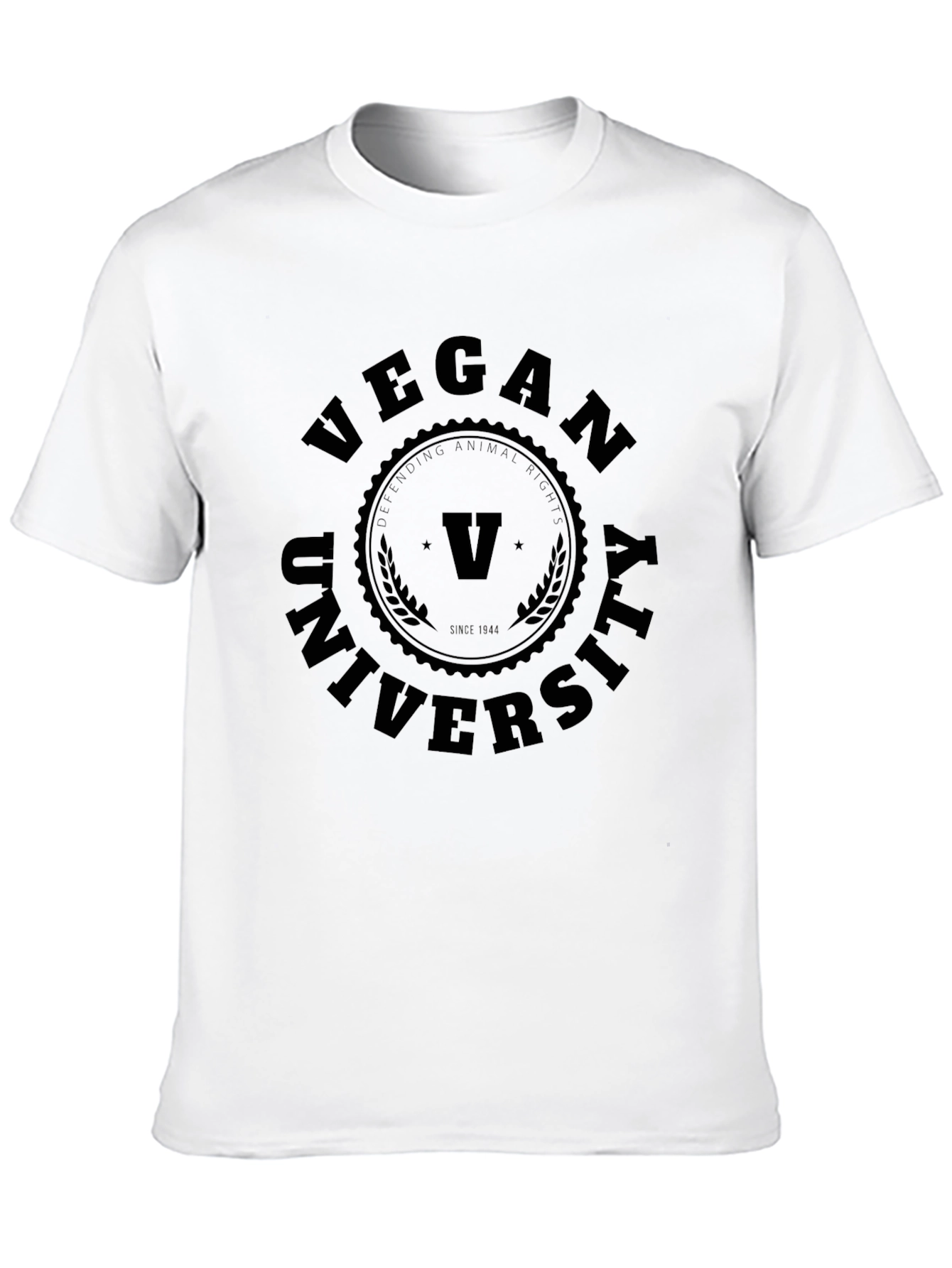 Vegan University T-Shirt - Animal Rights Activist Tee