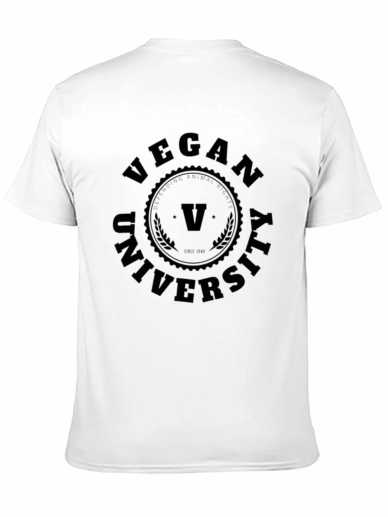 Vegan University T-Shirt - Animal Rights Activist Tee