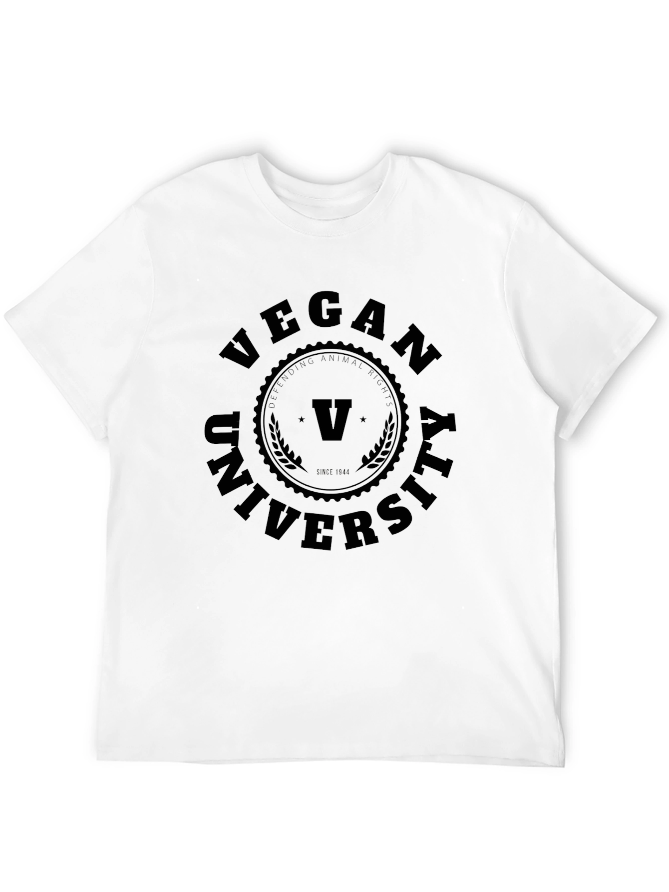 Vegan University T-Shirt - Animal Rights Activist Tee