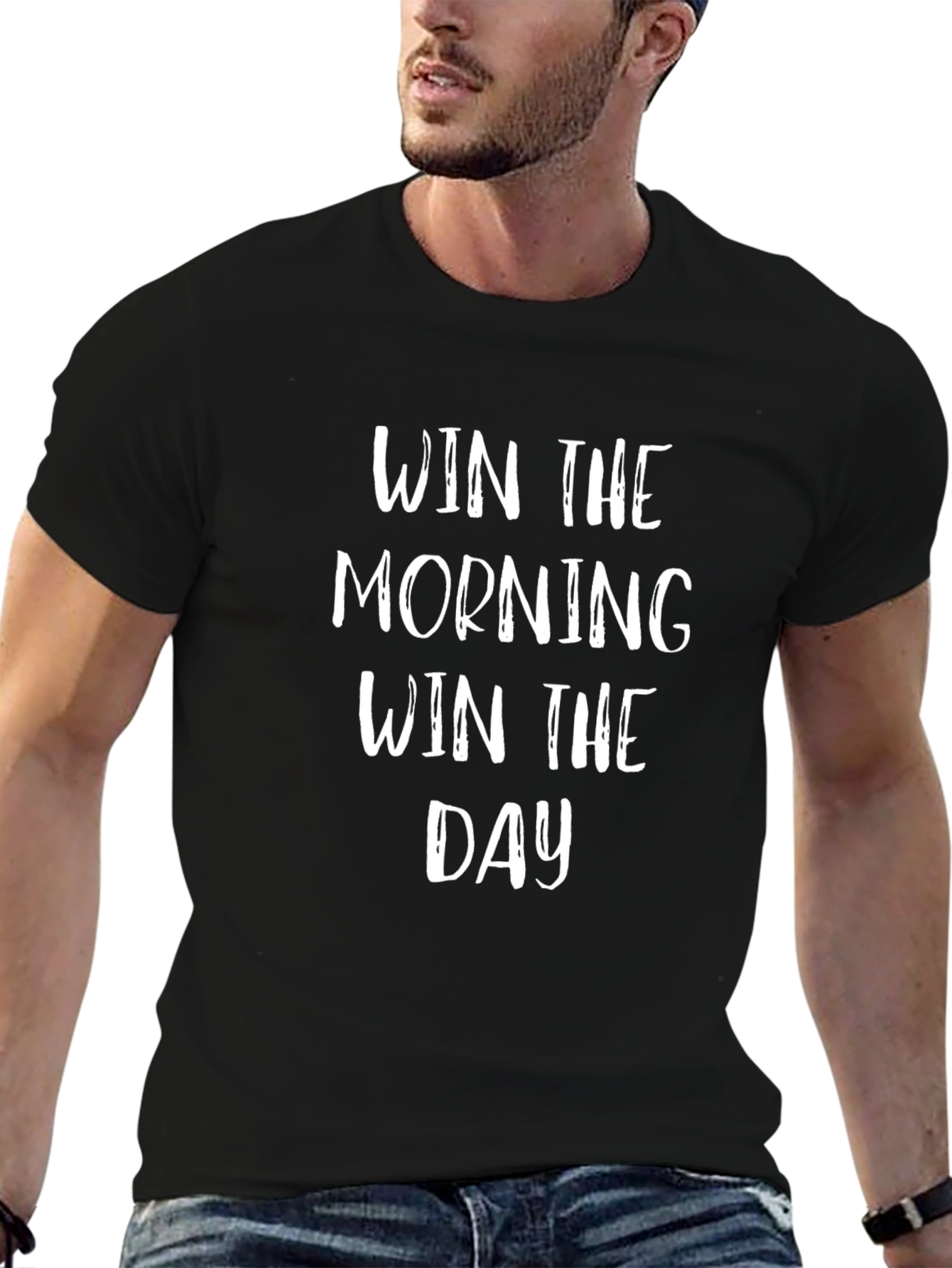 Win The Morning Win The Day Graphic Tee