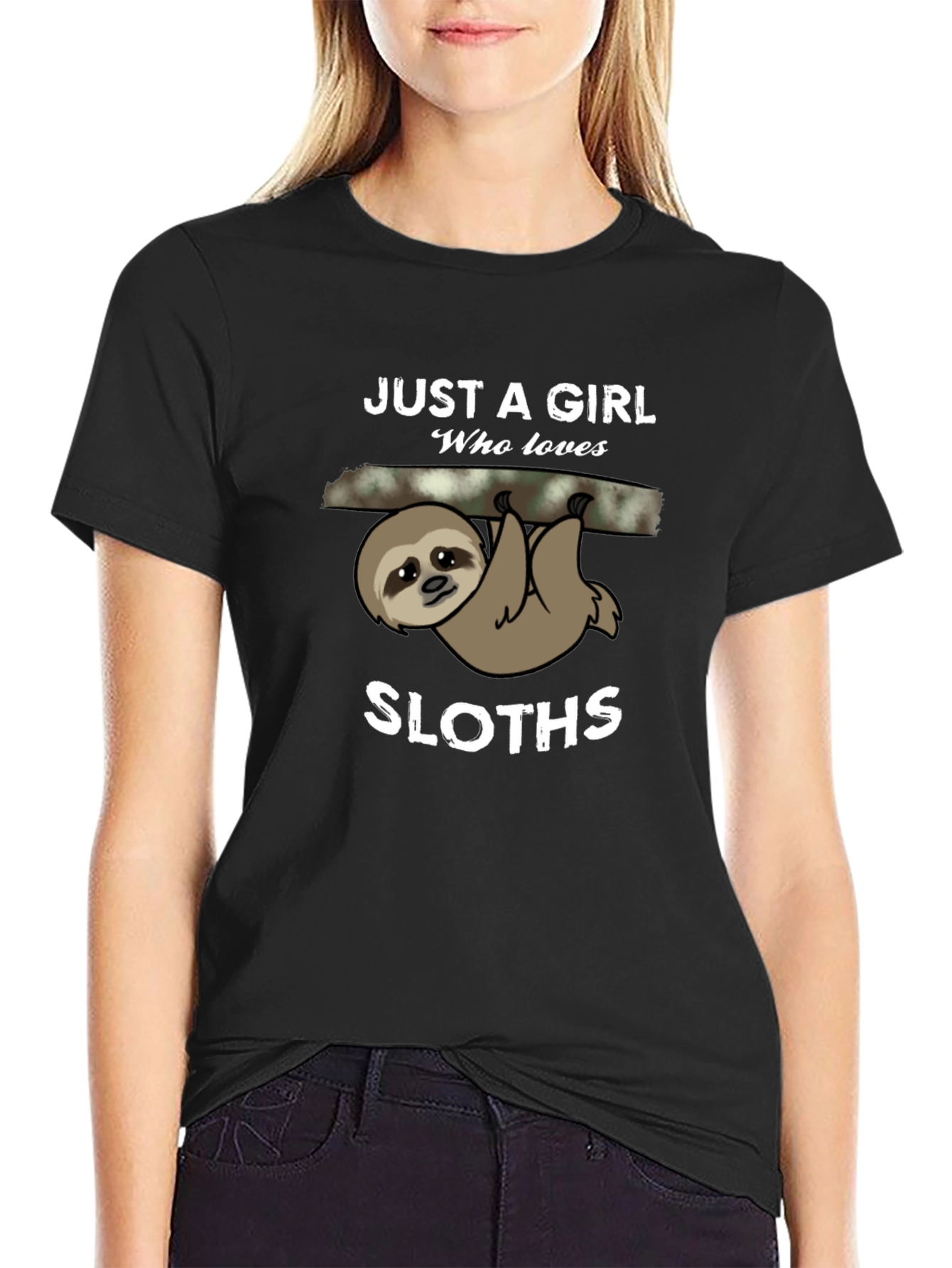 Just A Girl Who Loves Sloths T-Shirt