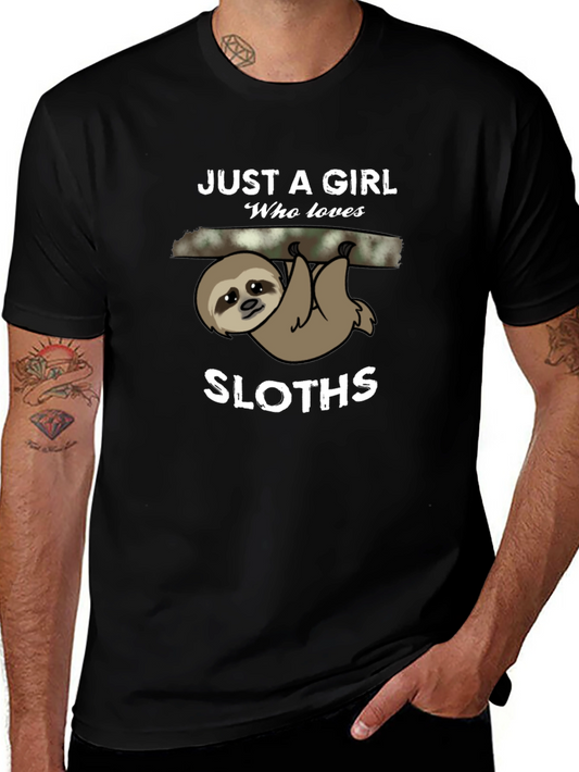 Just A Girl Who Loves Sloths T-Shirt
