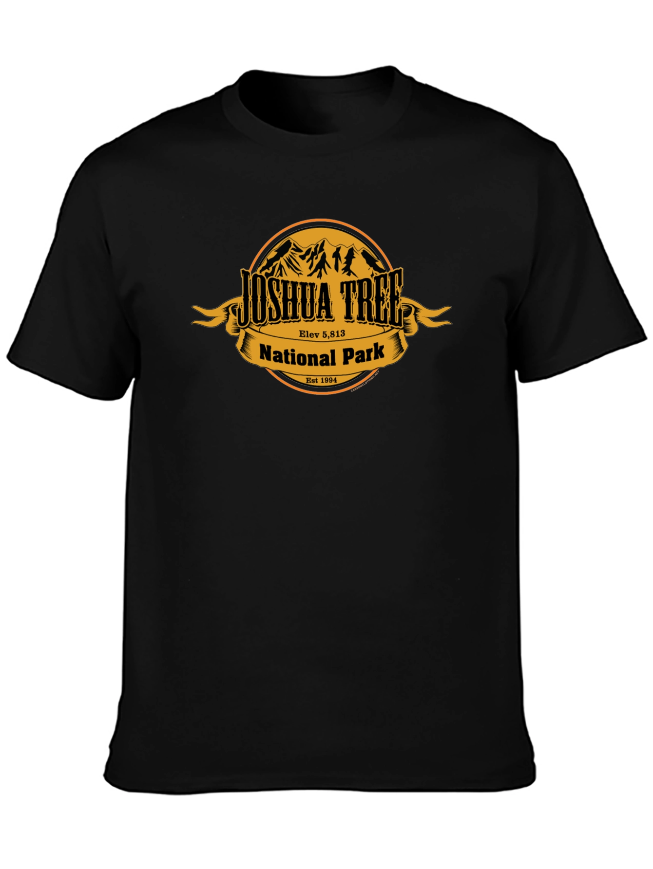 Joshua Tree National Park Black T-Shirt