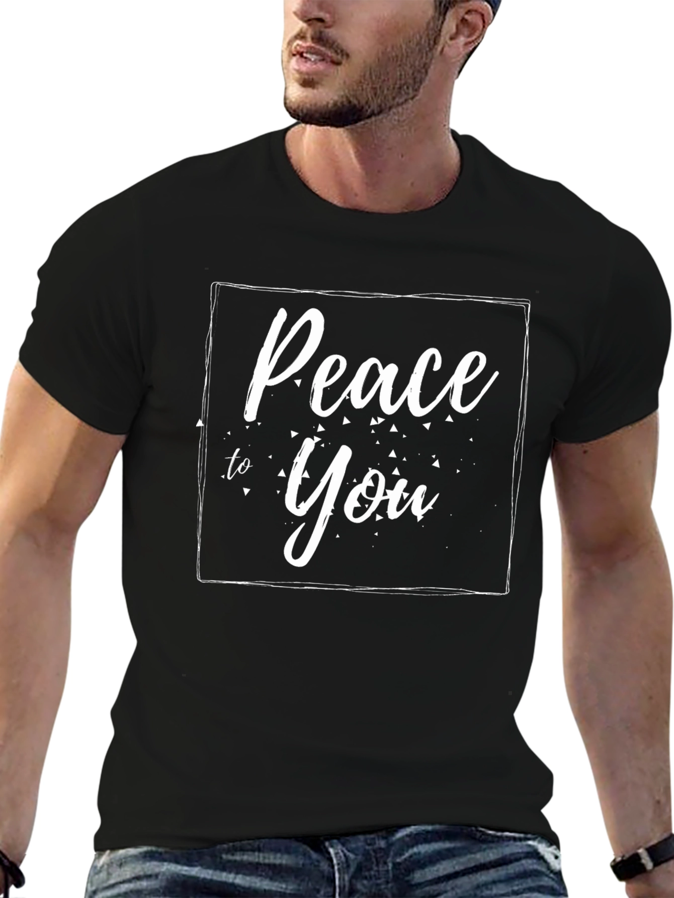 Peace to You Graphic Tee - Black