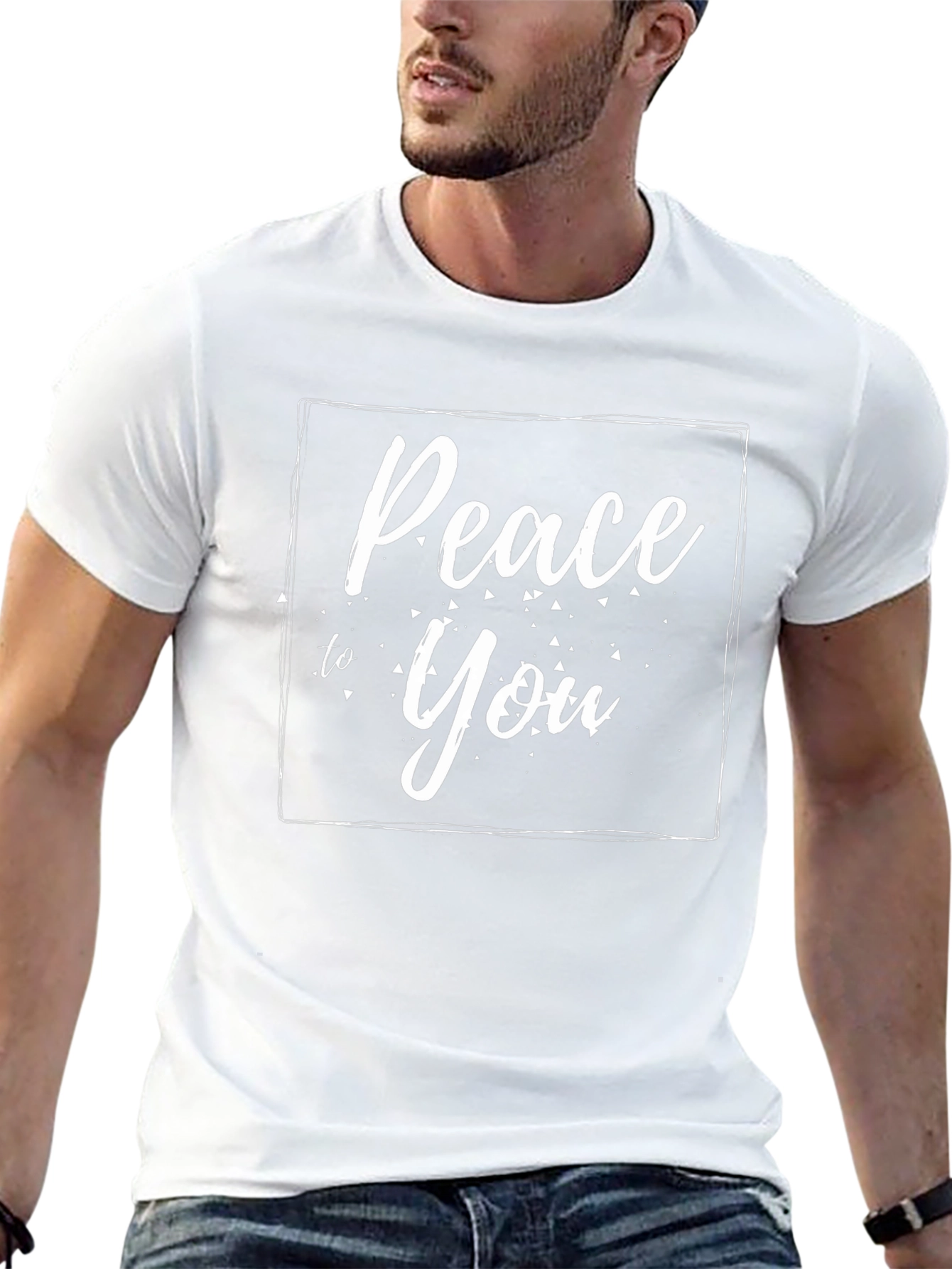 Peace to You Graphic Tee - Black
