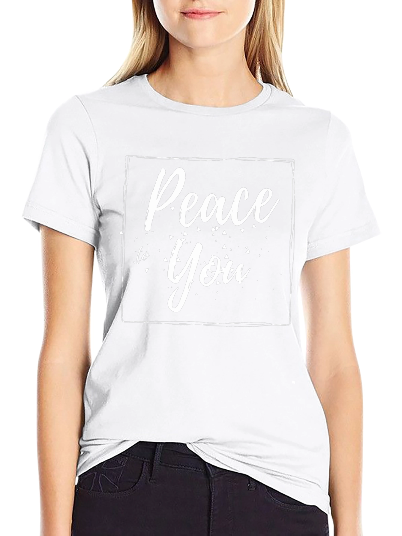 Peace to You Graphic Tee - Black