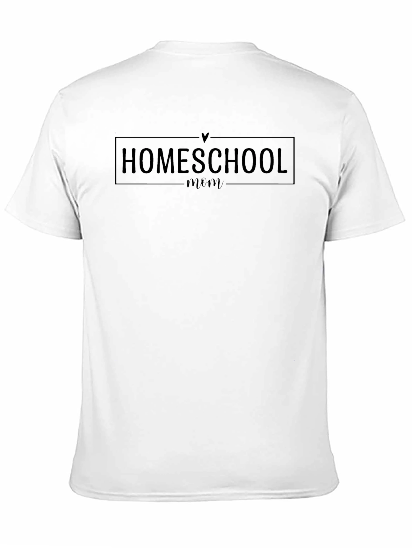 Homeschool Mom Graphic Tee - Black Cotton T-Shirt
