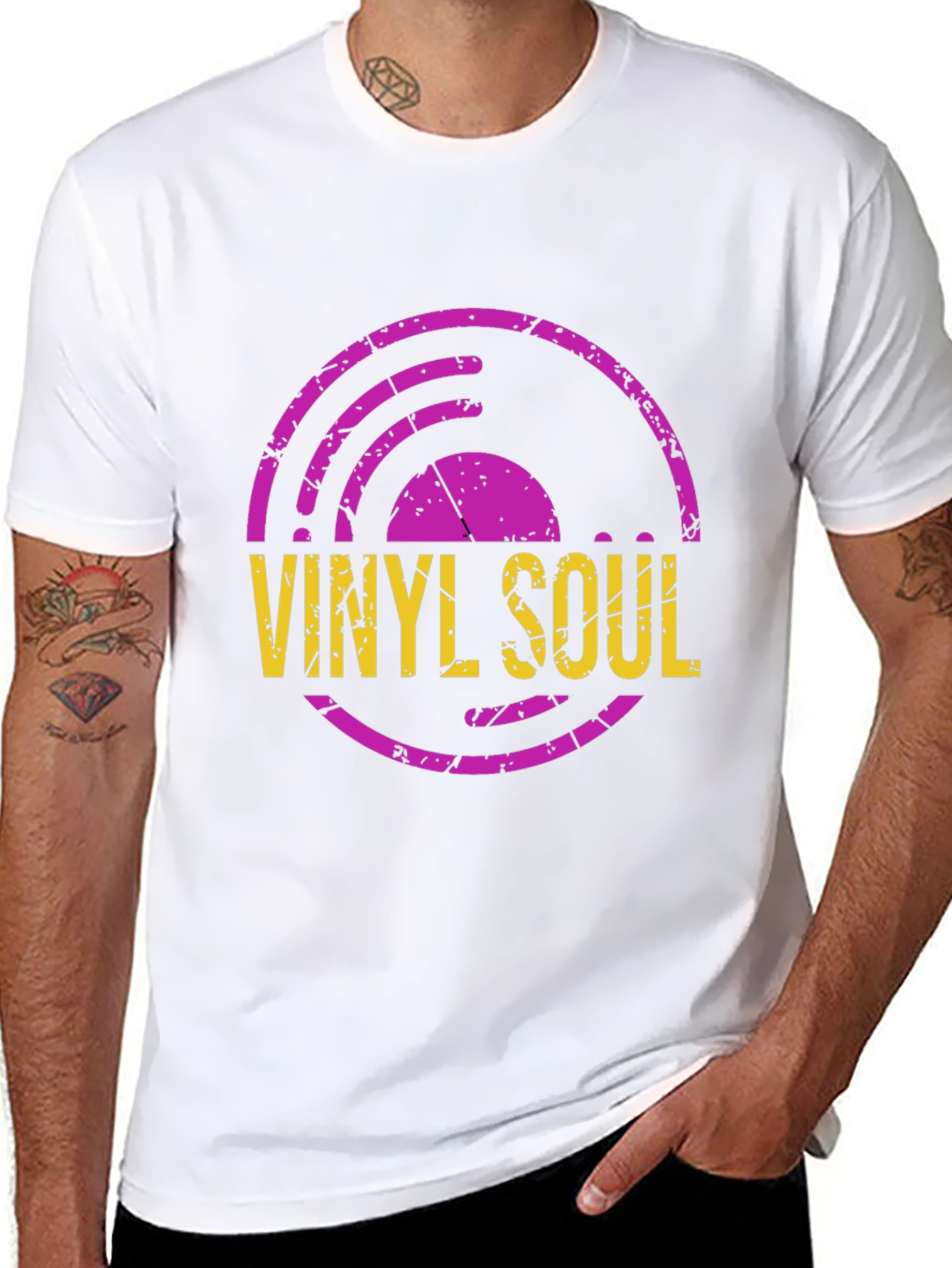 Vinyl Soul Graphic T-Shirt