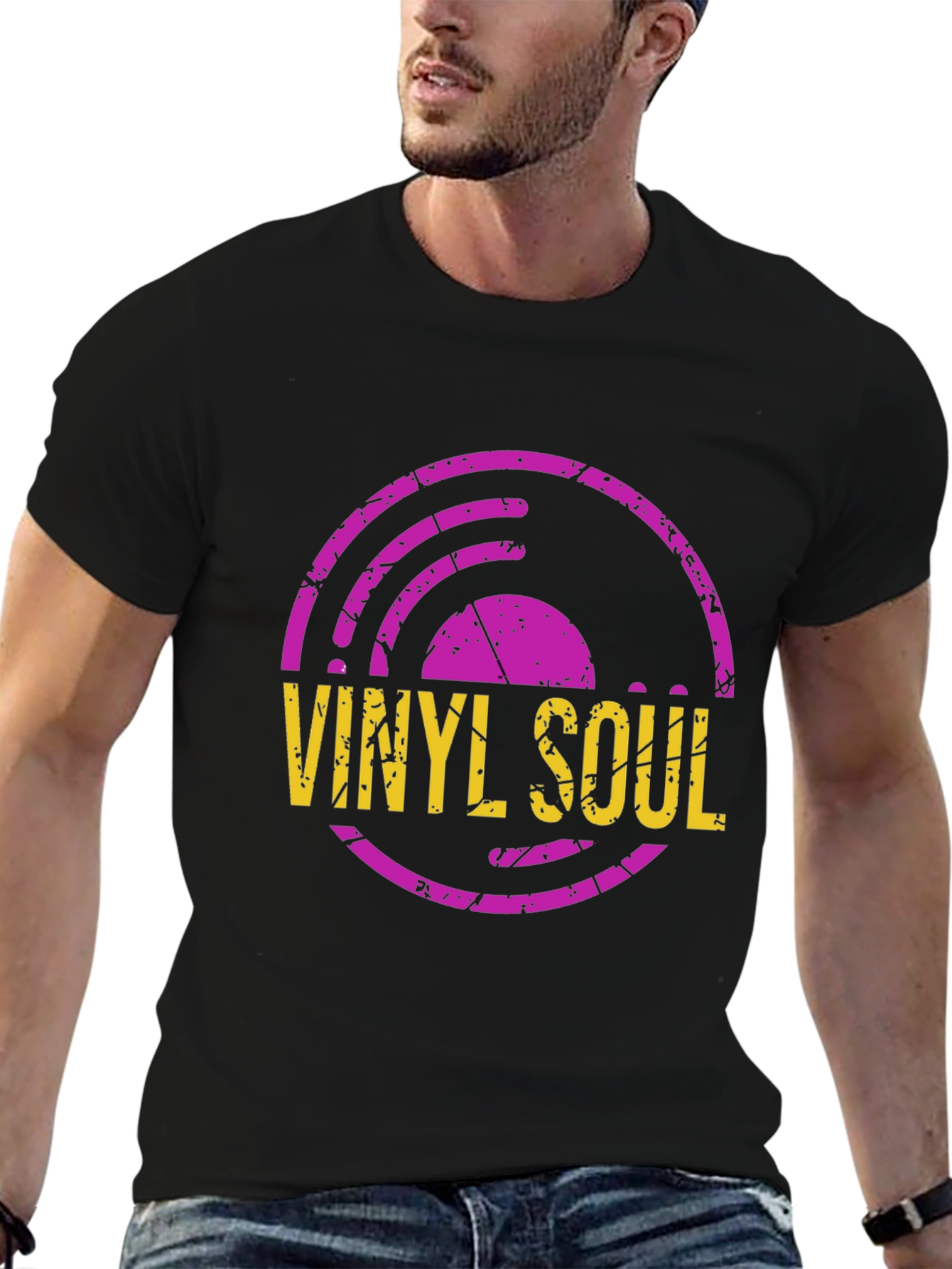 Vinyl Soul Graphic T-Shirt