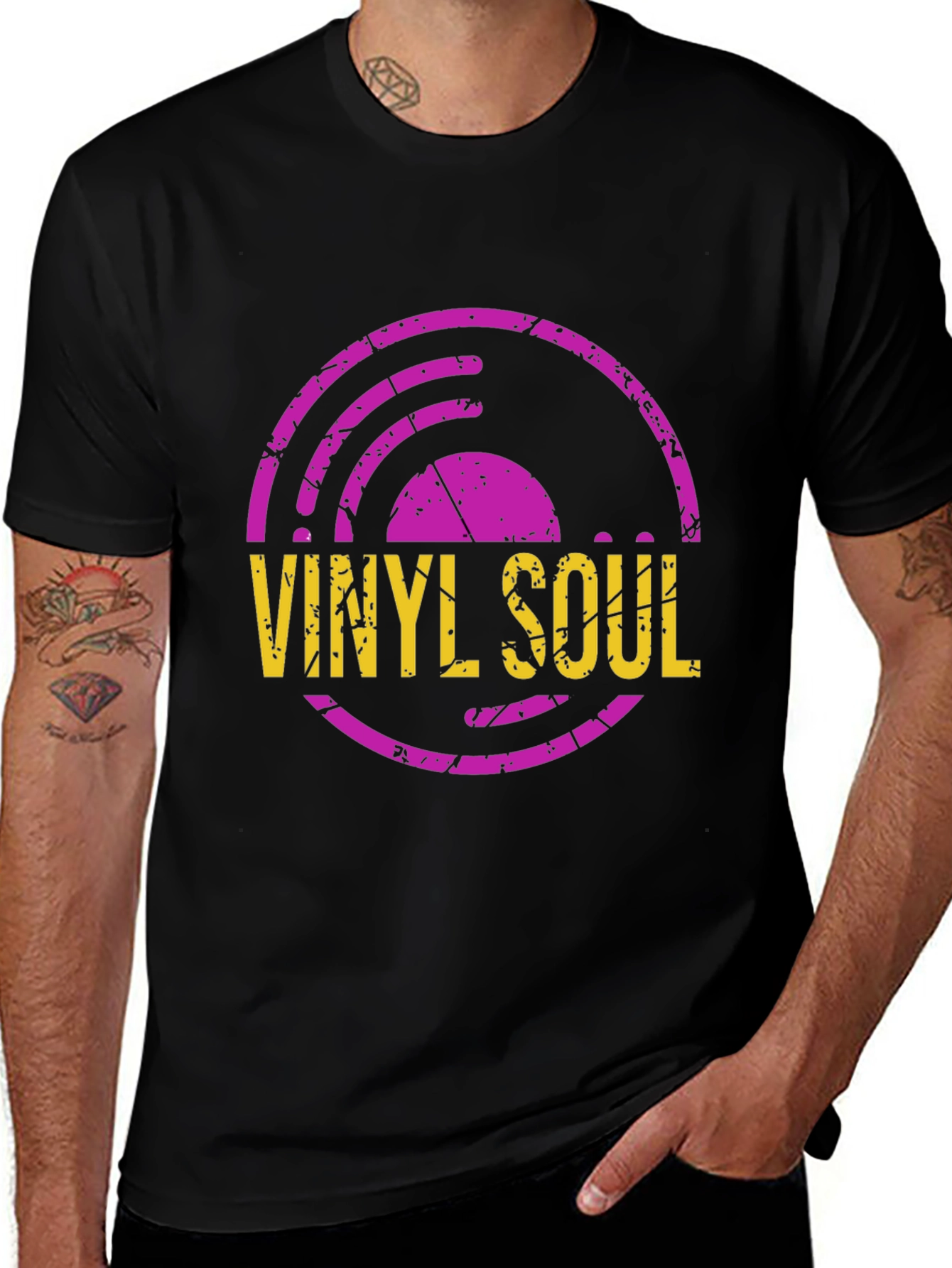 Vinyl Soul Graphic T-Shirt