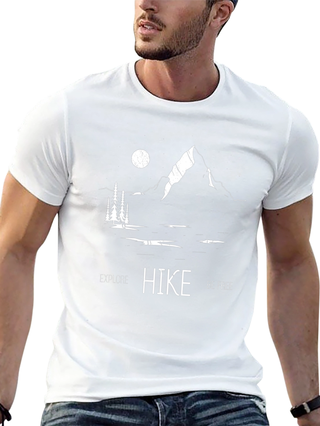 Explore Hike Be Free Graphic Tee