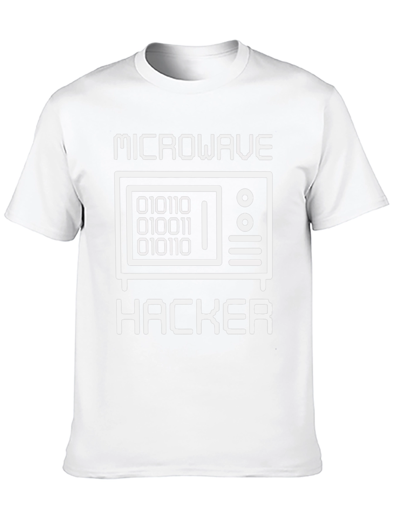 Microwave Hacker T-Shirt - Funny Coding Tee