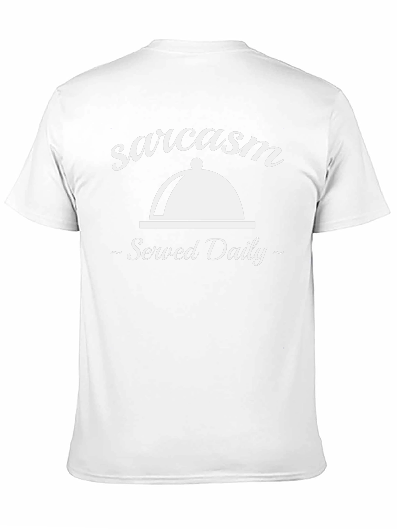 Sarcasm Served Daily Graphic Tee - Black T-Shirt