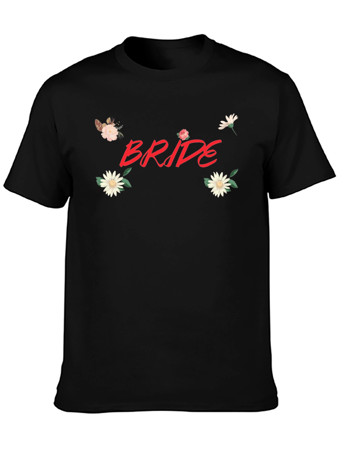 Bride T-Shirt - Floral Design