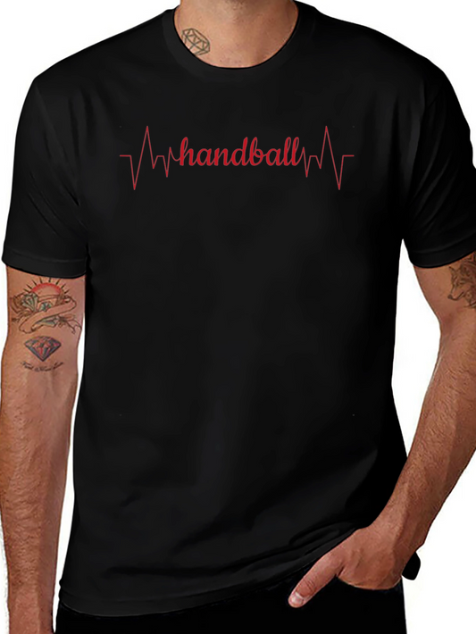 Handball Heartbeat T-Shirt - Passionate Player Tee