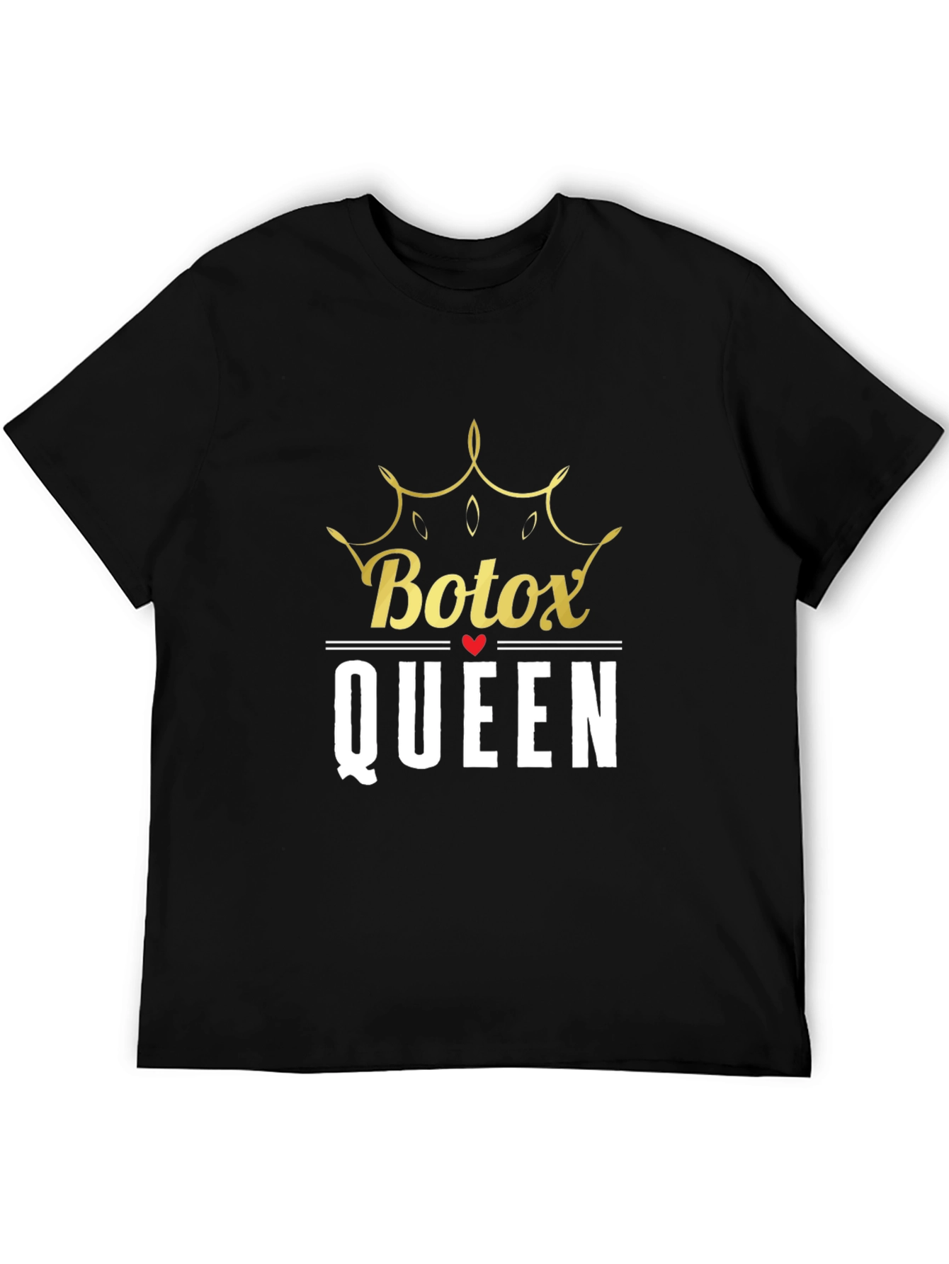 Botox Queen Graphic Tee - Black Cotton T-Shirt