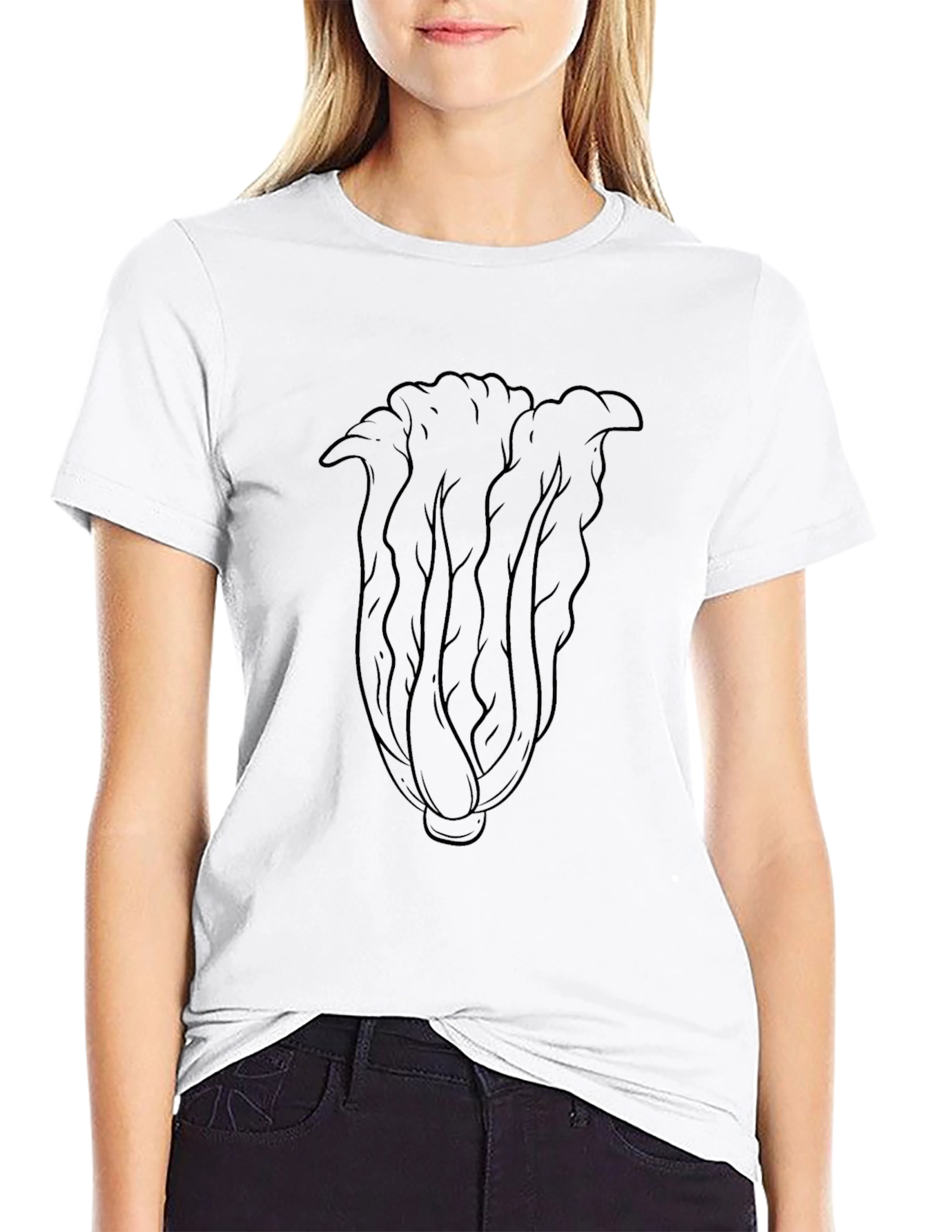 Lettuce Graphic Black T-Shirt