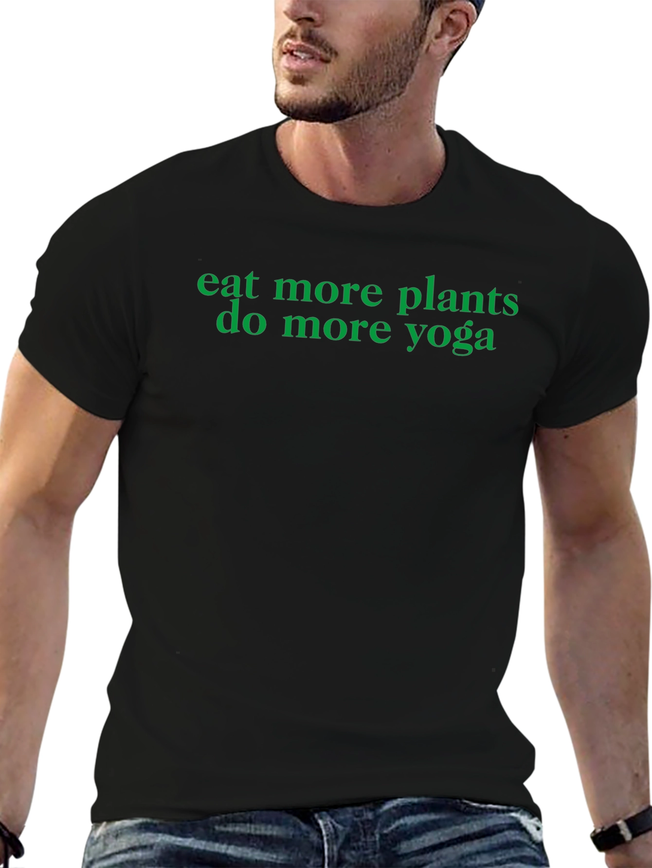 Eat More Plants Yoga T-Shirt