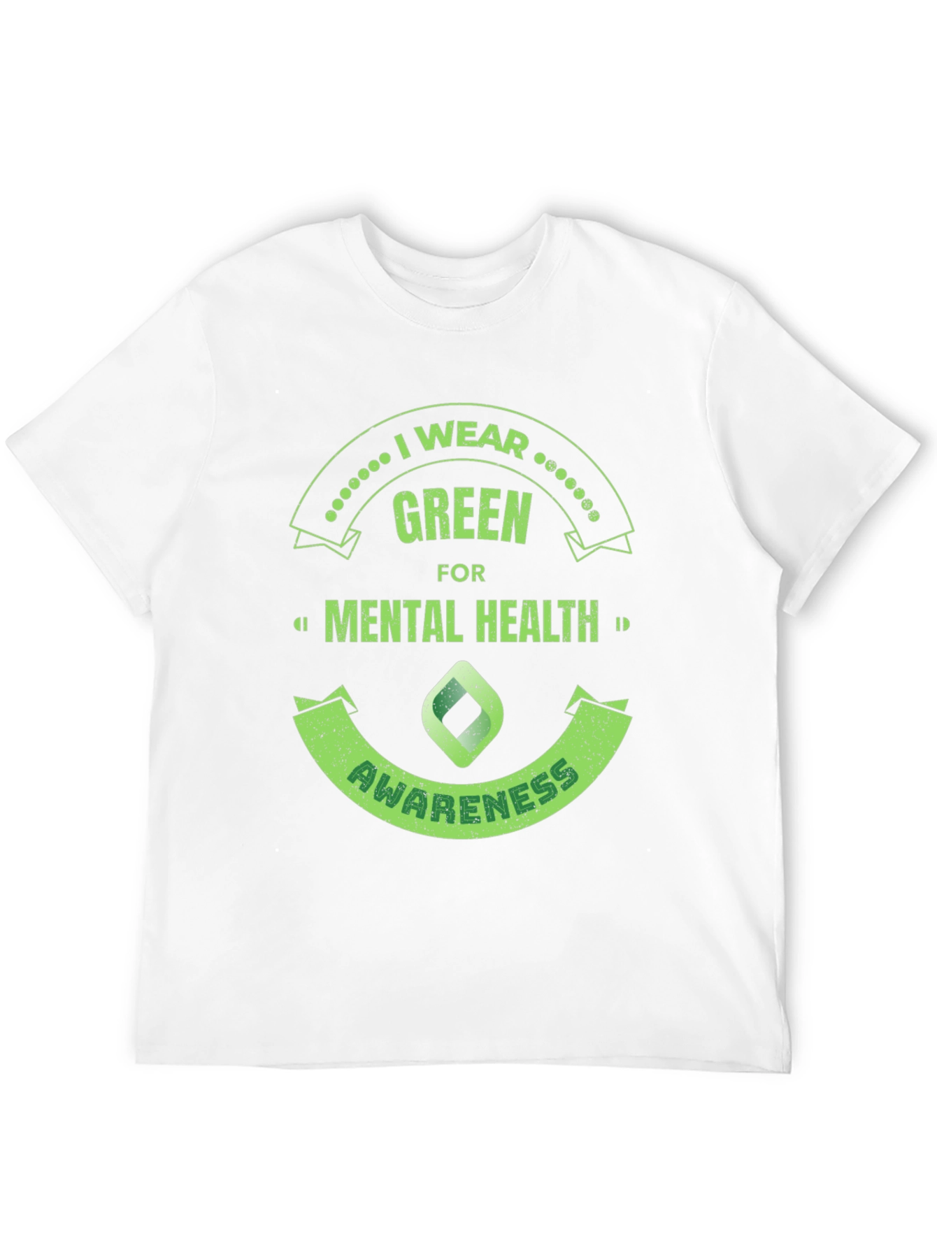 Green Mental Health Awareness T-Shirt