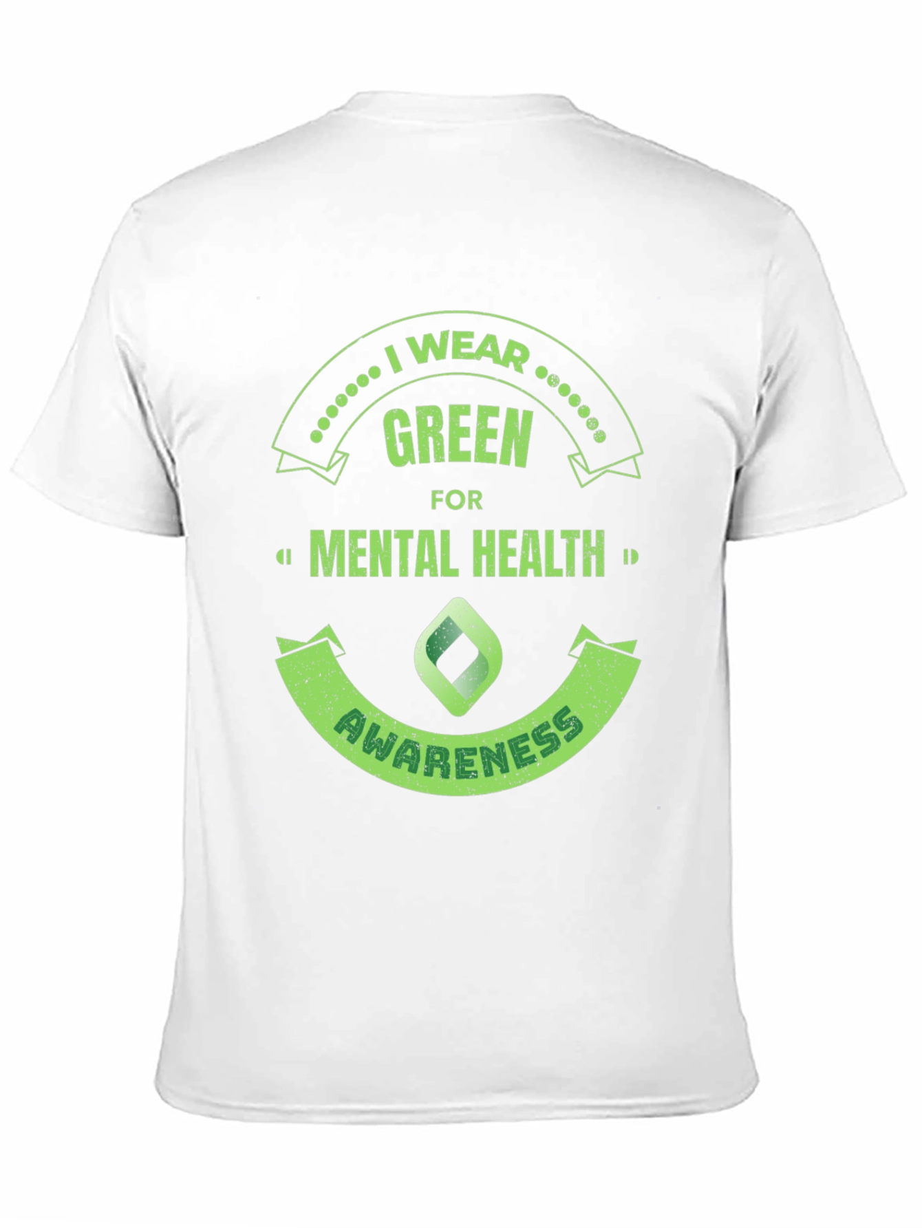 Green Mental Health Awareness T-Shirt