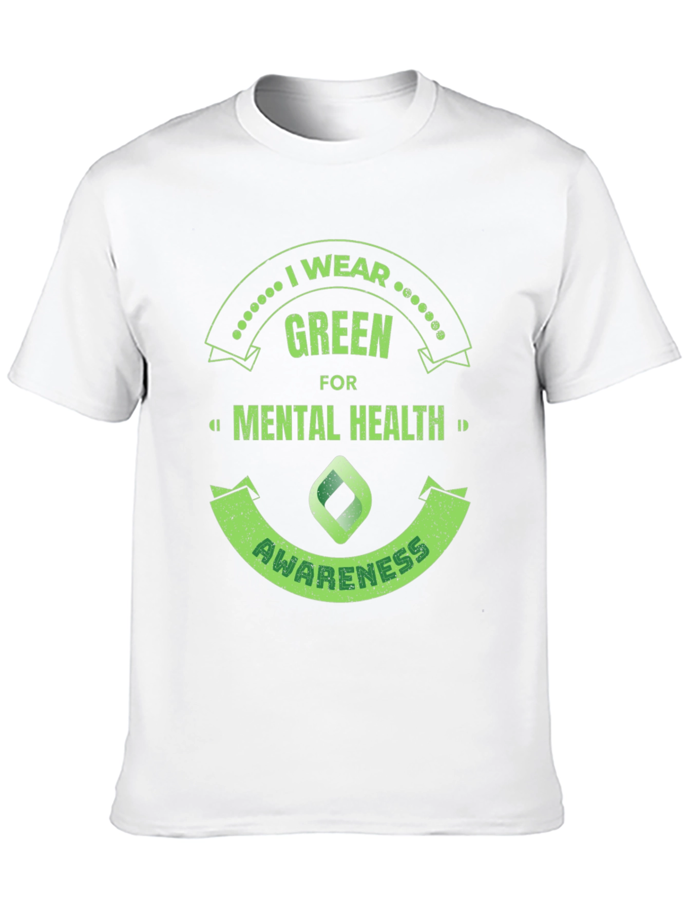 Green Mental Health Awareness T-Shirt