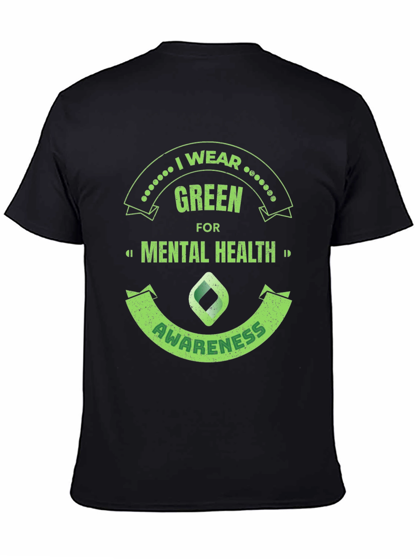 Green Mental Health Awareness T-Shirt