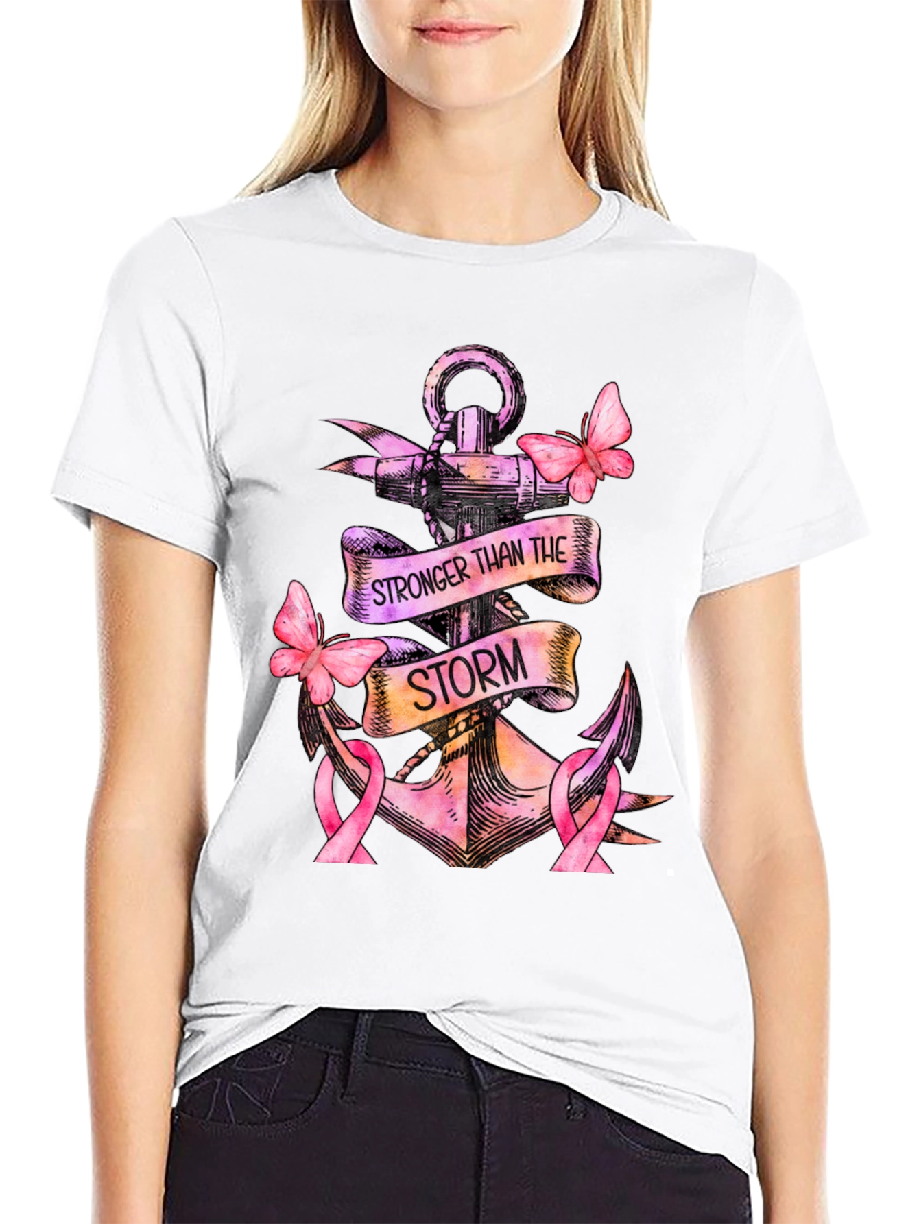 Stronger Than The Storm Anchor T-Shirt