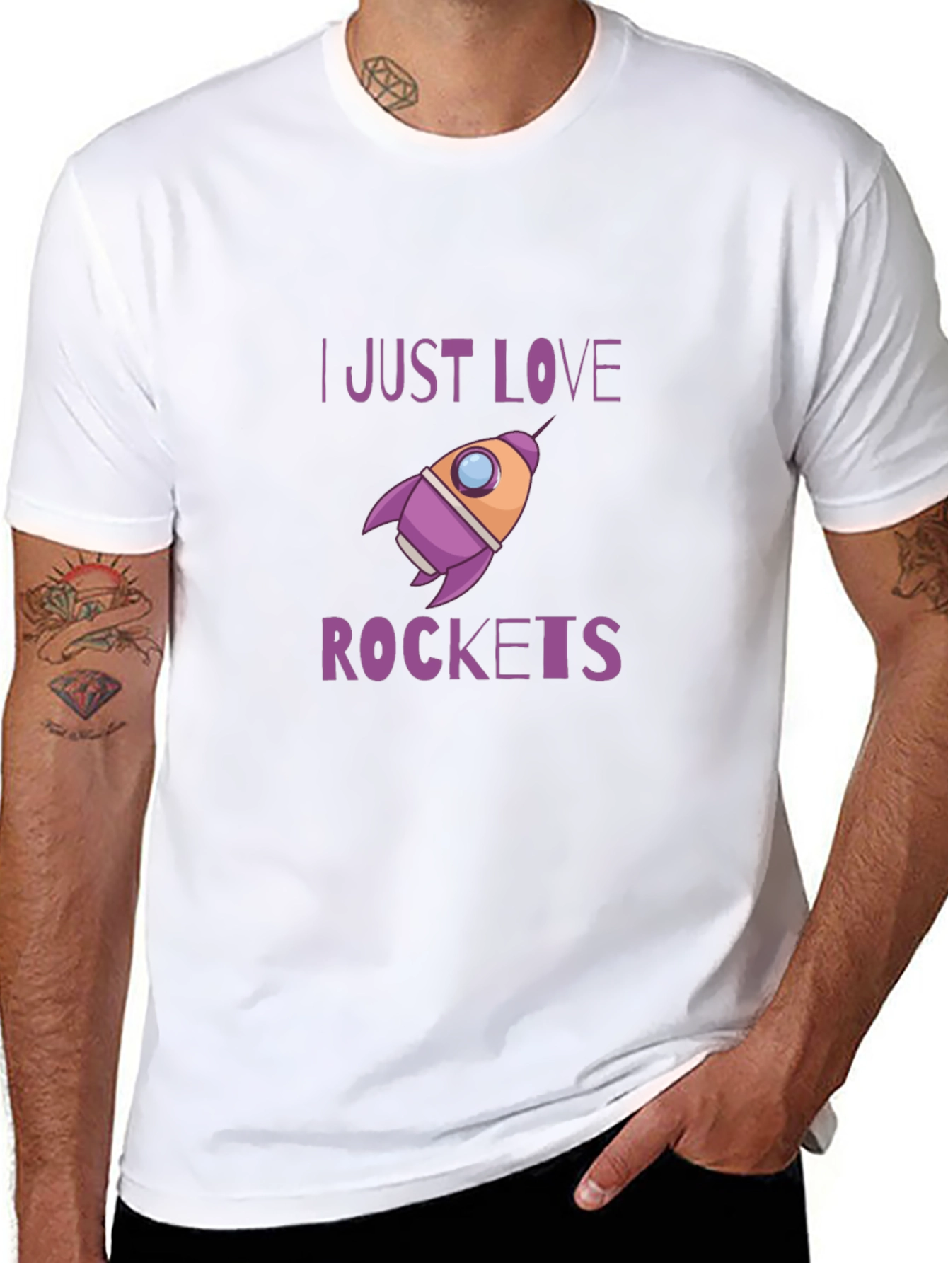 I Just Love Rockets Graphic T-Shirt