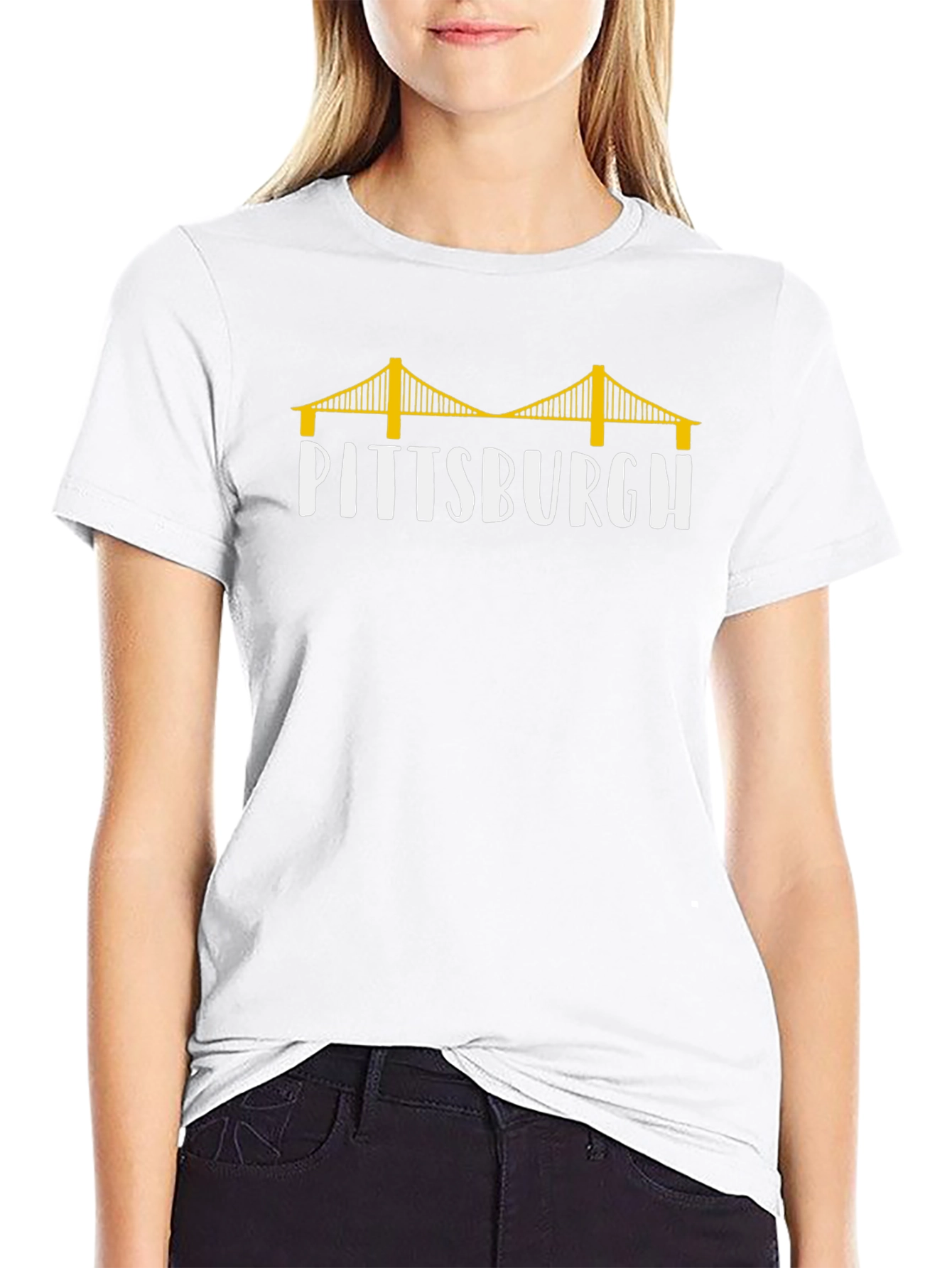 Pittsburgh Bridge Graphic T-Shirt - City Pride