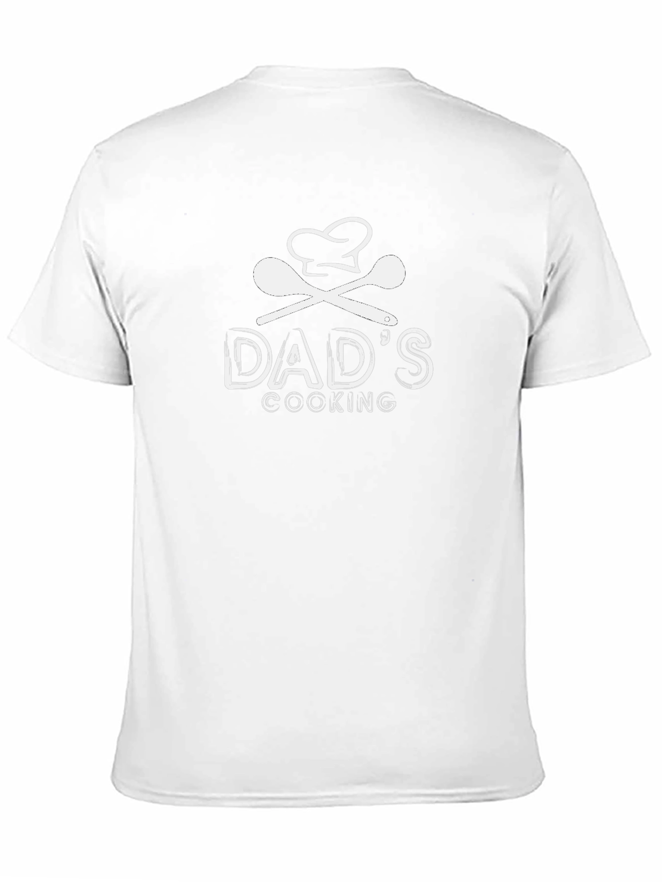 Dads Cooking T-Shirt - Chef Hat & Spoons Design