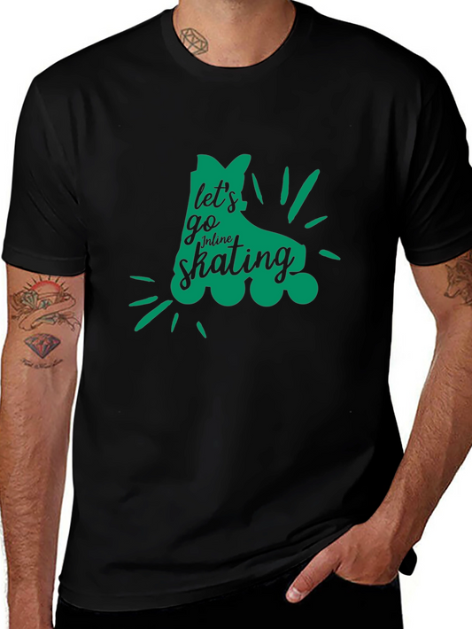 Lets Go Inline Skating Graphic Tee
