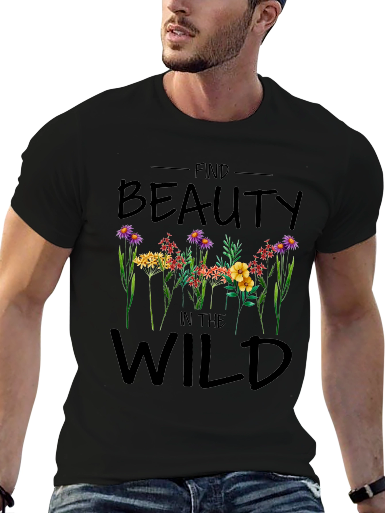 Find Beauty in the Wild Graphic T-Shirt