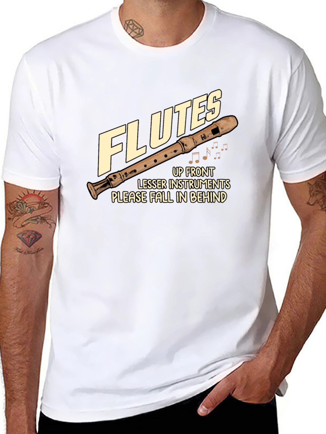 Flute T-Shirt - Funny Musician Tee