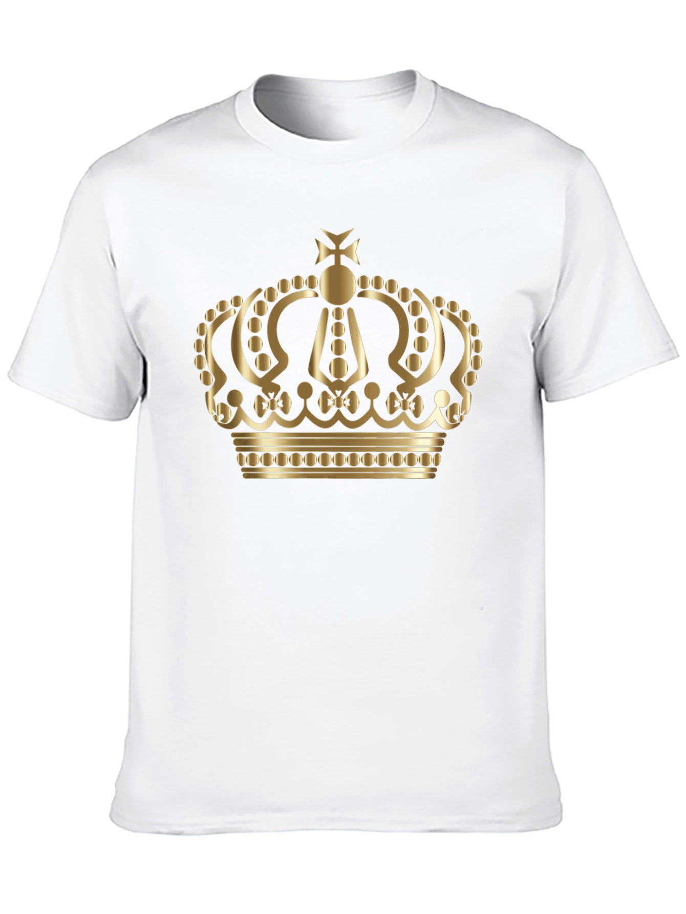 Gold Crown Graphic Black T-Shirt