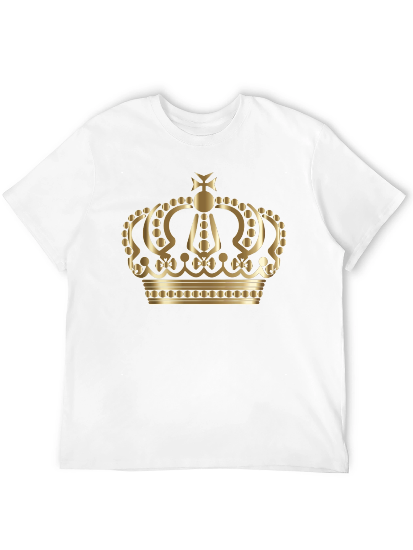 Gold Crown Graphic Black T-Shirt