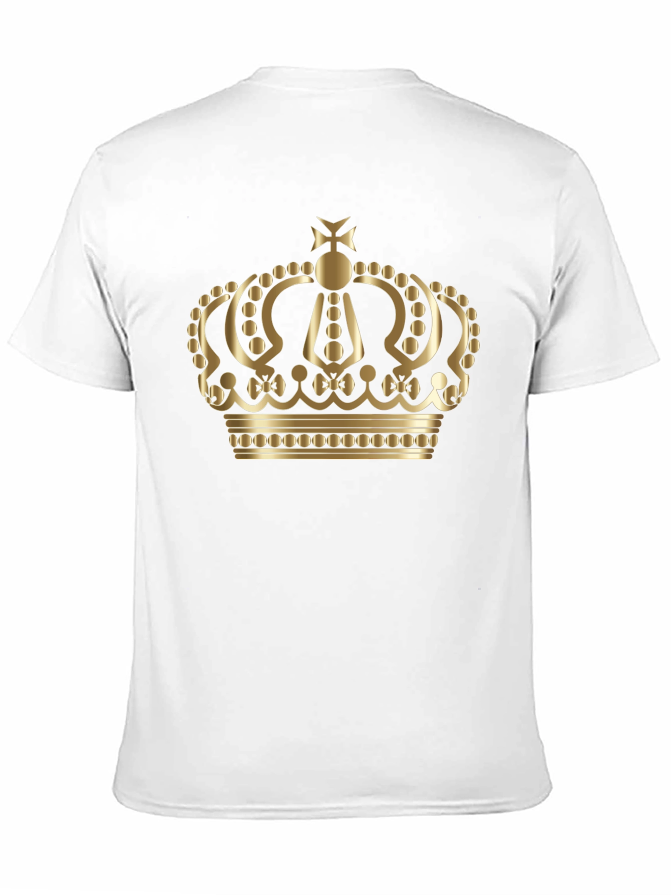 Gold Crown Graphic Black T-Shirt