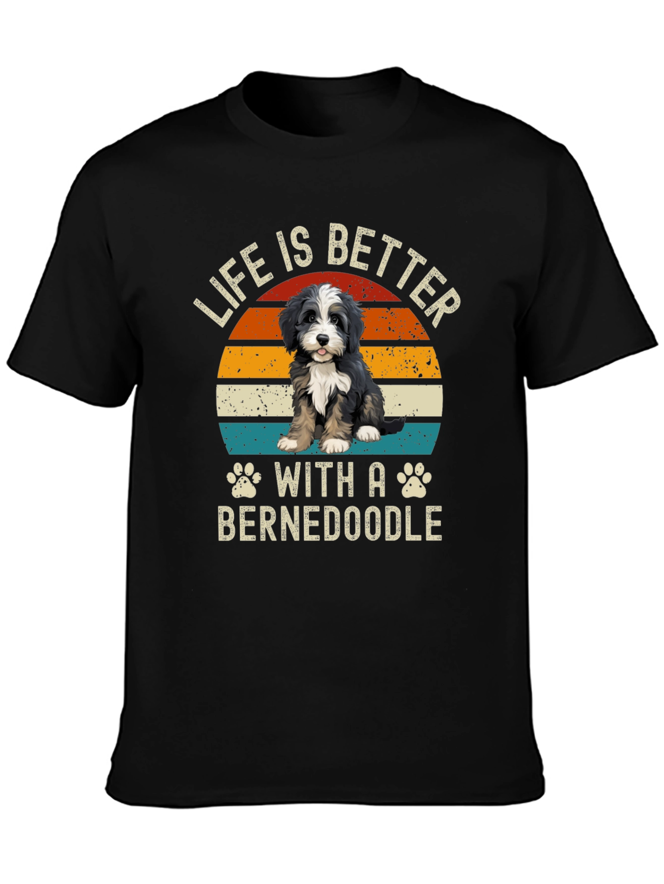 Life is Better with a Bernedoodle T-Shirt