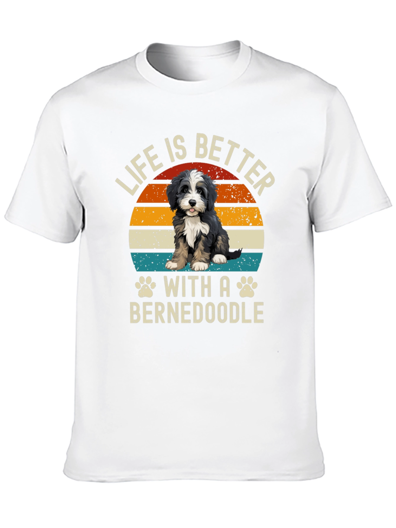 Life is Better with a Bernedoodle T-Shirt