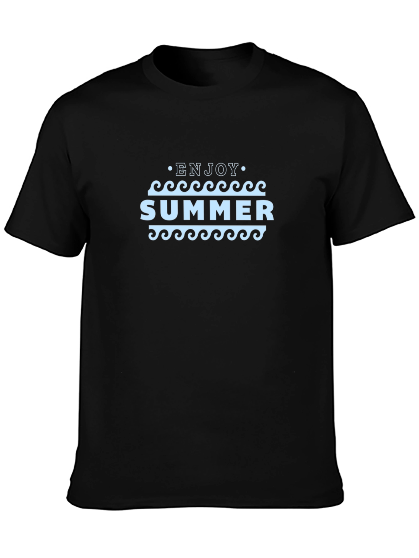 Enjoy Summer Black T-Shirt