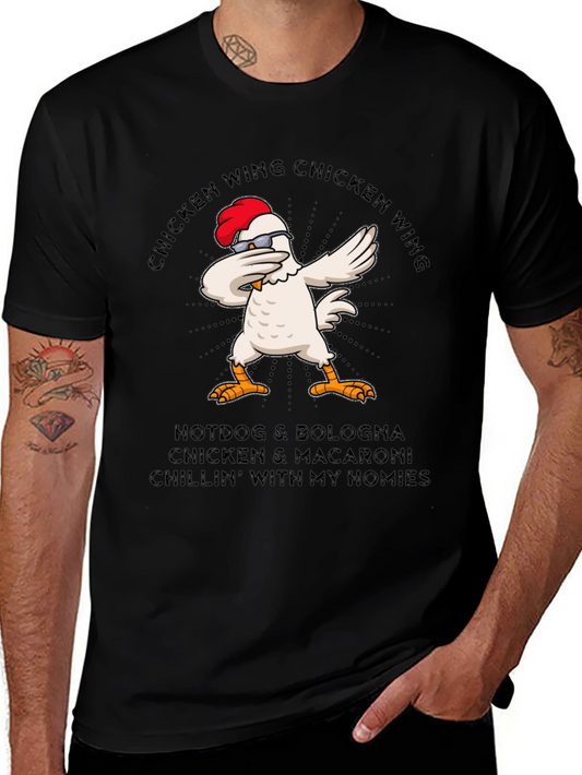 Chicken Wing Dabbing T-Shirt - Funny Foodie Tee