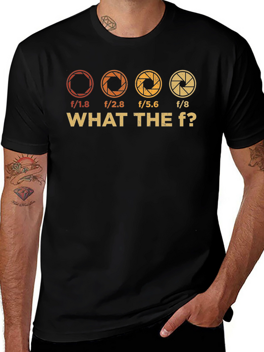 Photographer Aperture WHAT THE F? Graphic T-Shirt