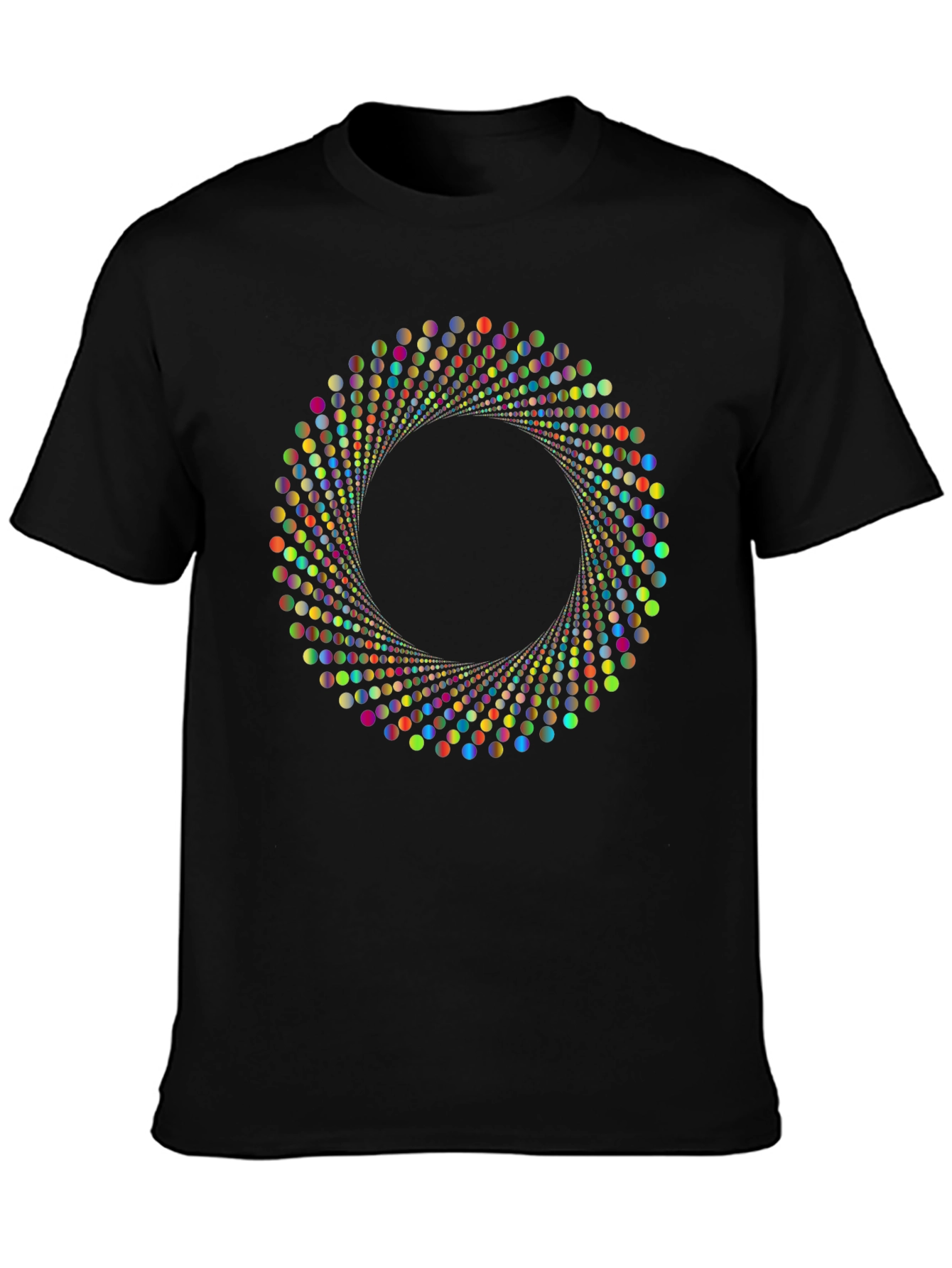 Vortex Dots Graphic T-Shirt - Modern Design