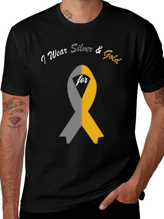 I Wear Silver & Gold T-Shirt