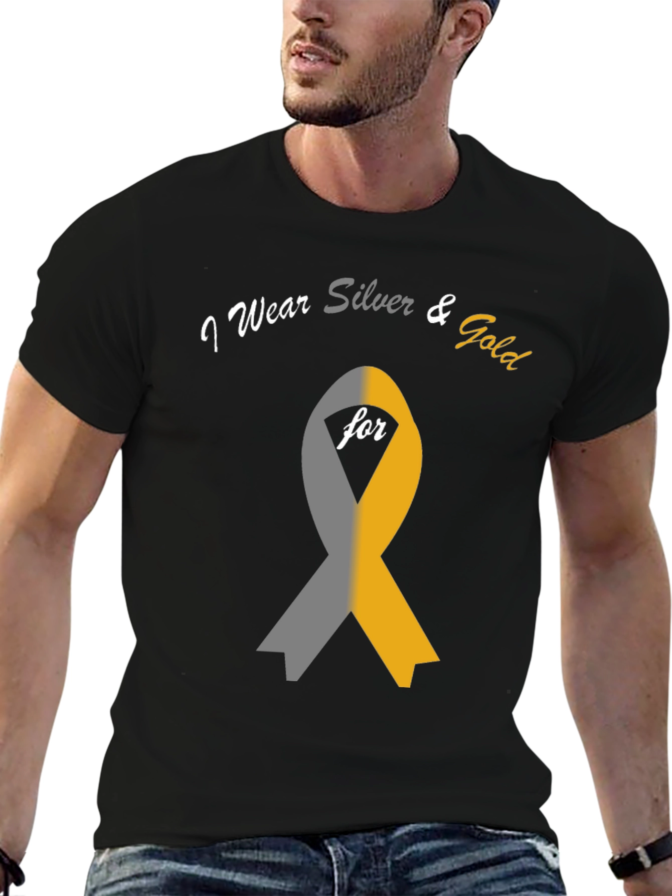 I Wear Silver & Gold T-Shirt