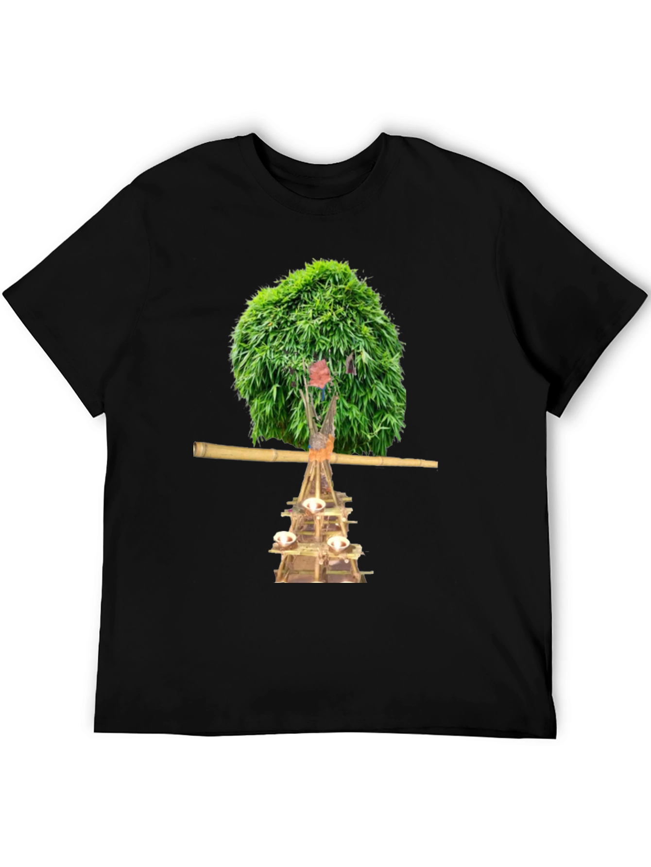 Unique T-Shirt with Nature-Inspired Graphic Print