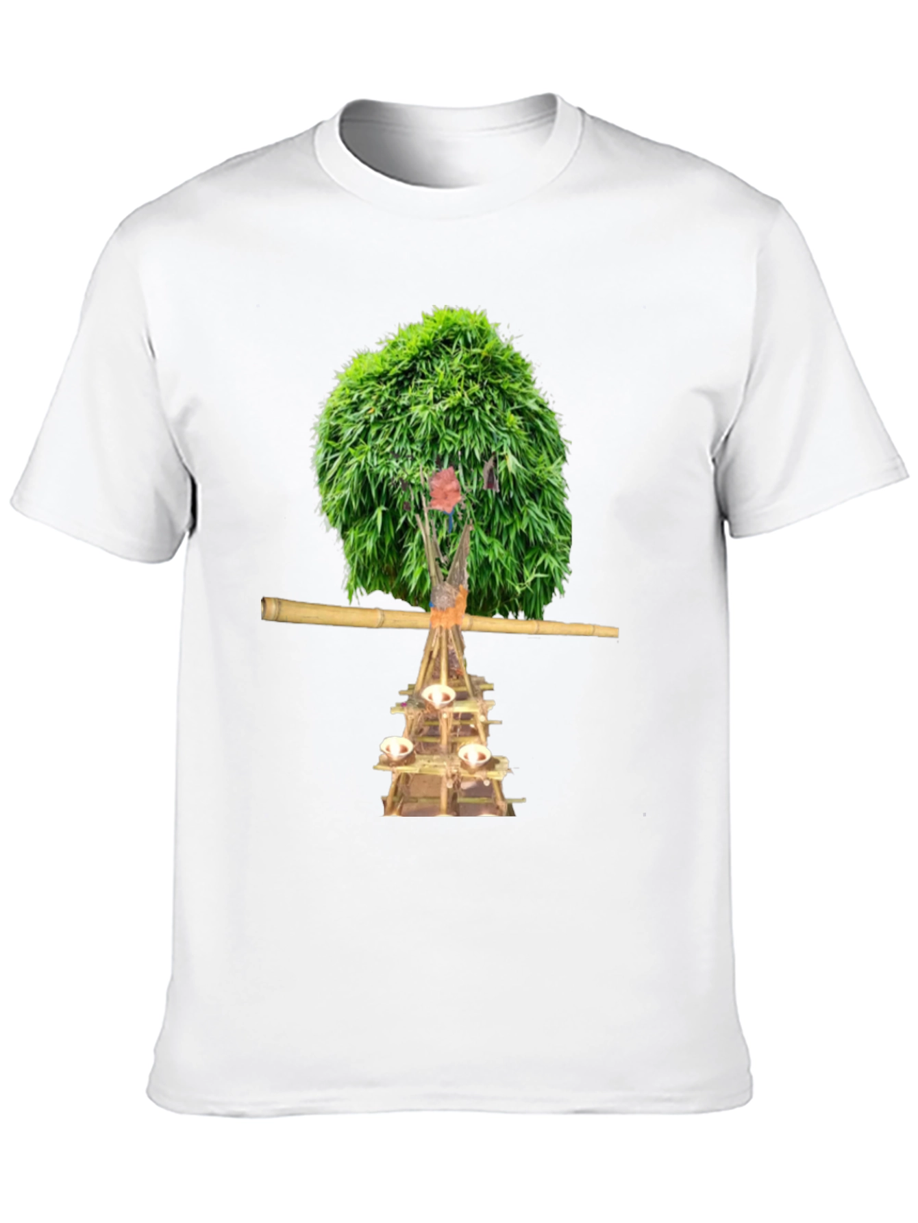 Unique T-Shirt with Nature-Inspired Graphic Print