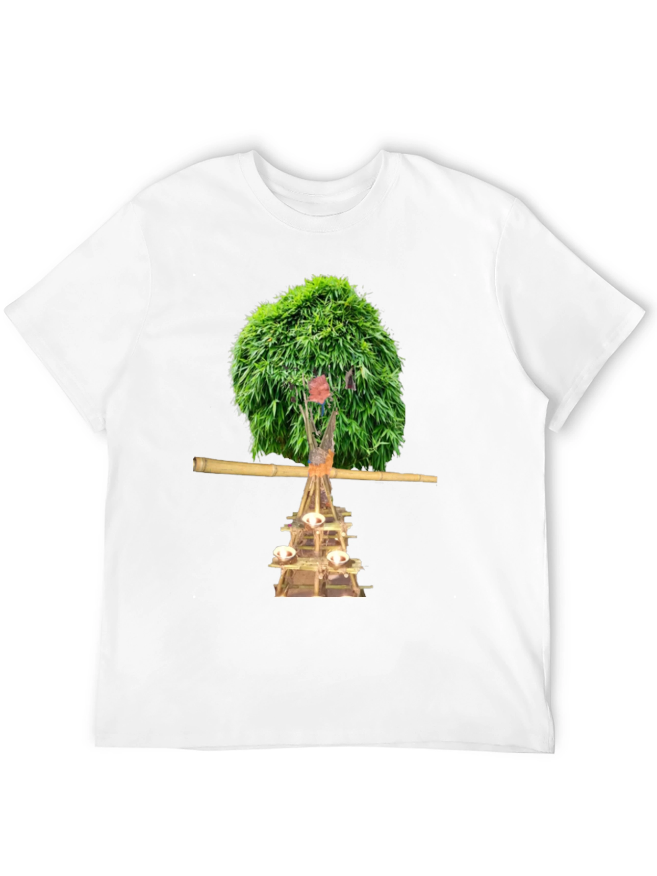 Unique T-Shirt with Nature-Inspired Graphic Print