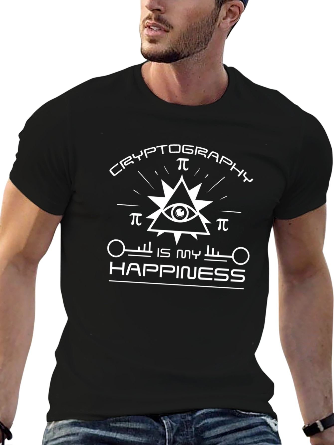 Cryptography Happiness Graphic T-Shirt