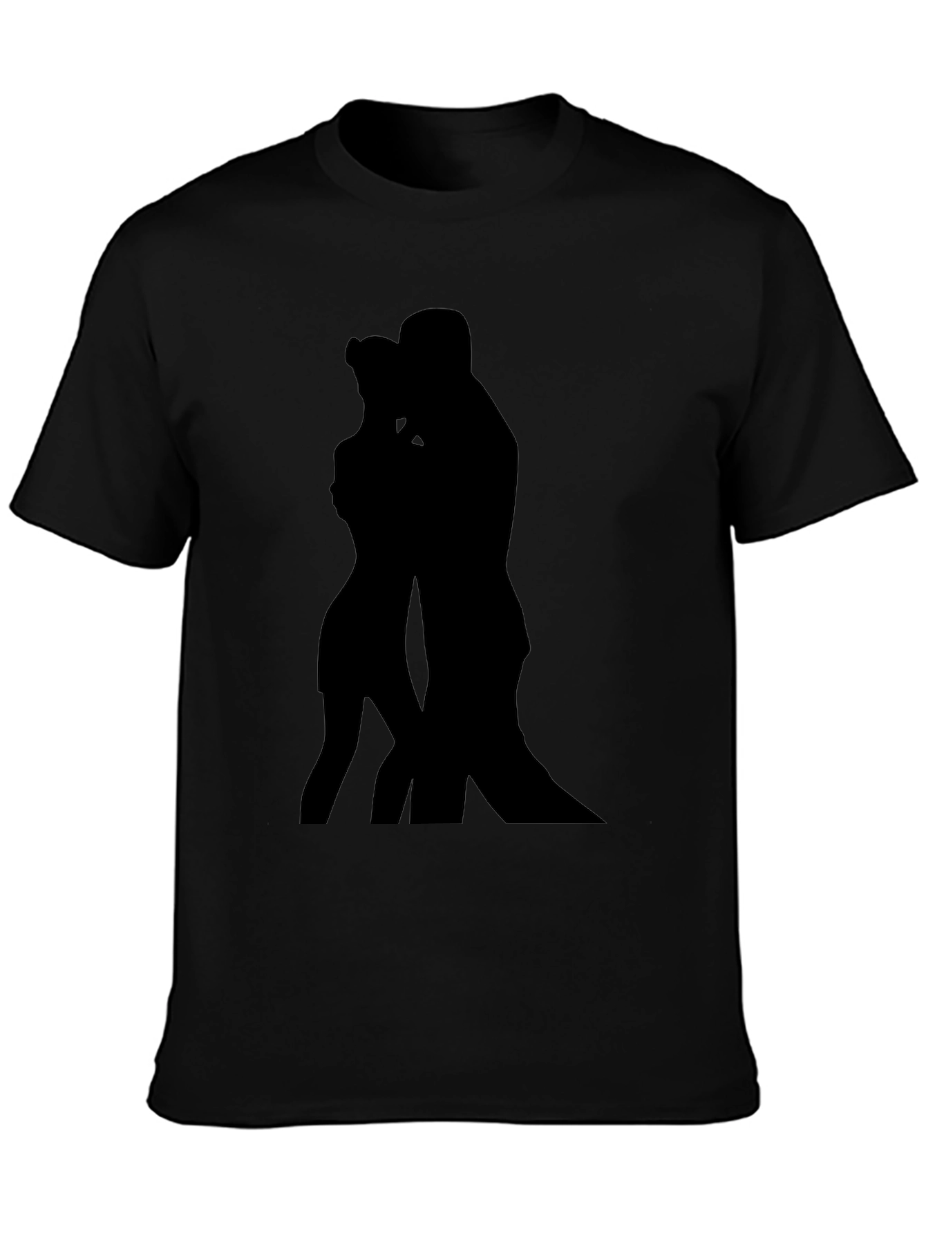 Silhouette Tango Lovers Black T-Shirt